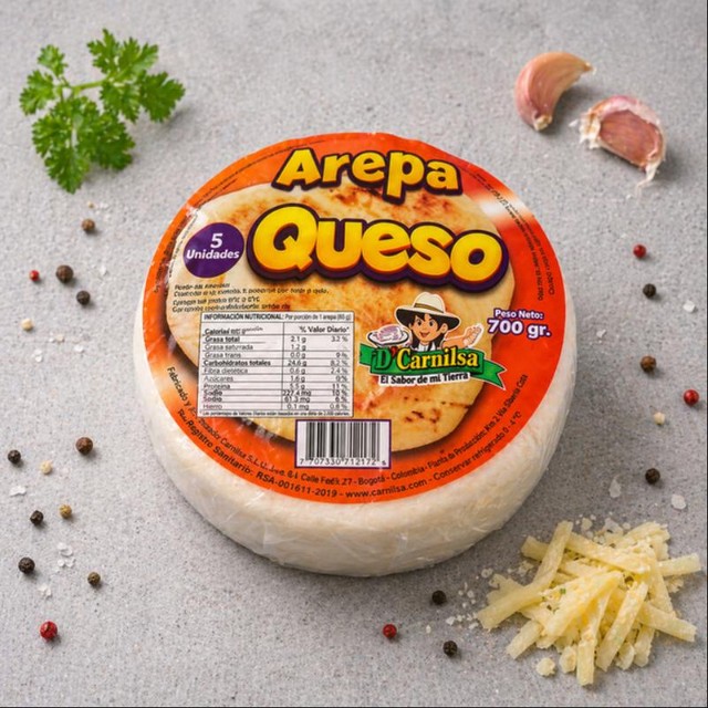 Arepa de Queso, 700 g