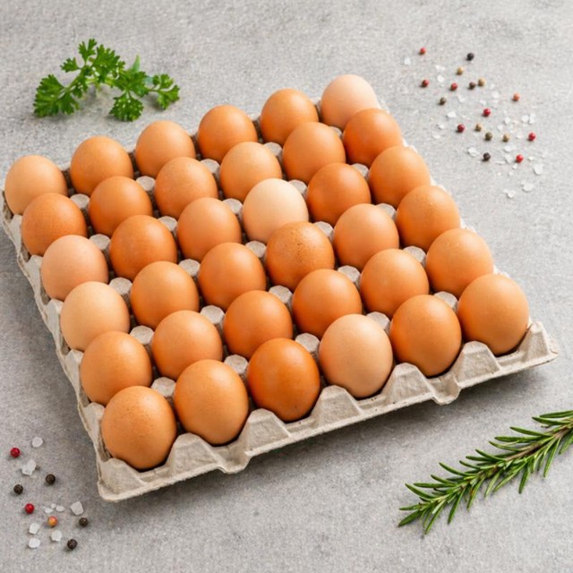 Huevos Clase L Estuchado, 2,5 docenas