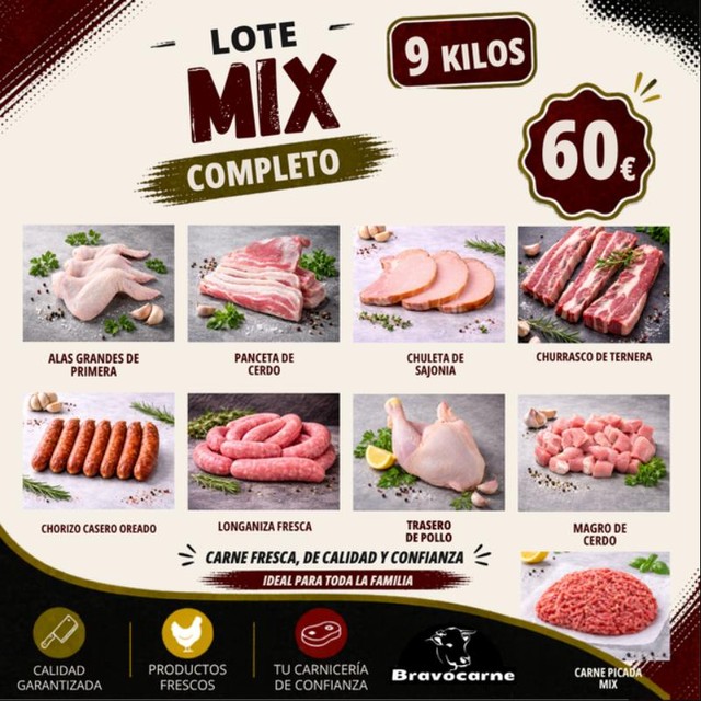 Lote Mix Completo, 9 kg